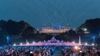 Die traumhafte Kulisse im Schlosspark Schönbrunn.