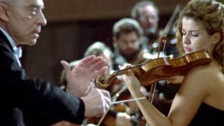 Herbert von Karajan und Anne-Sophie Mutter