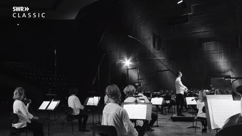 SWR Symphonieorchester, Teodor Currentzisin der Stuttgarter Liederhalle im Oktober 2020