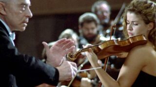 Herbert von Karajan und Anne-Sophie Mutter
