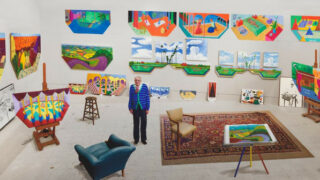 Hockney in the Studio