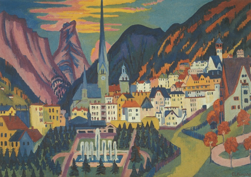 Ernst Ludwig Kirchner, Davos im Sommer