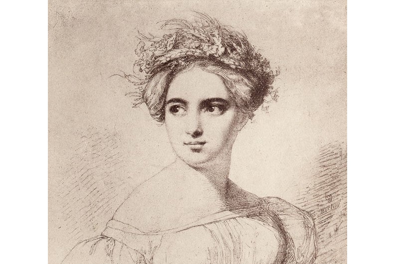 Fanny Hensel (Zeichnung ihres Verlobten Wilhelm Hensel)
